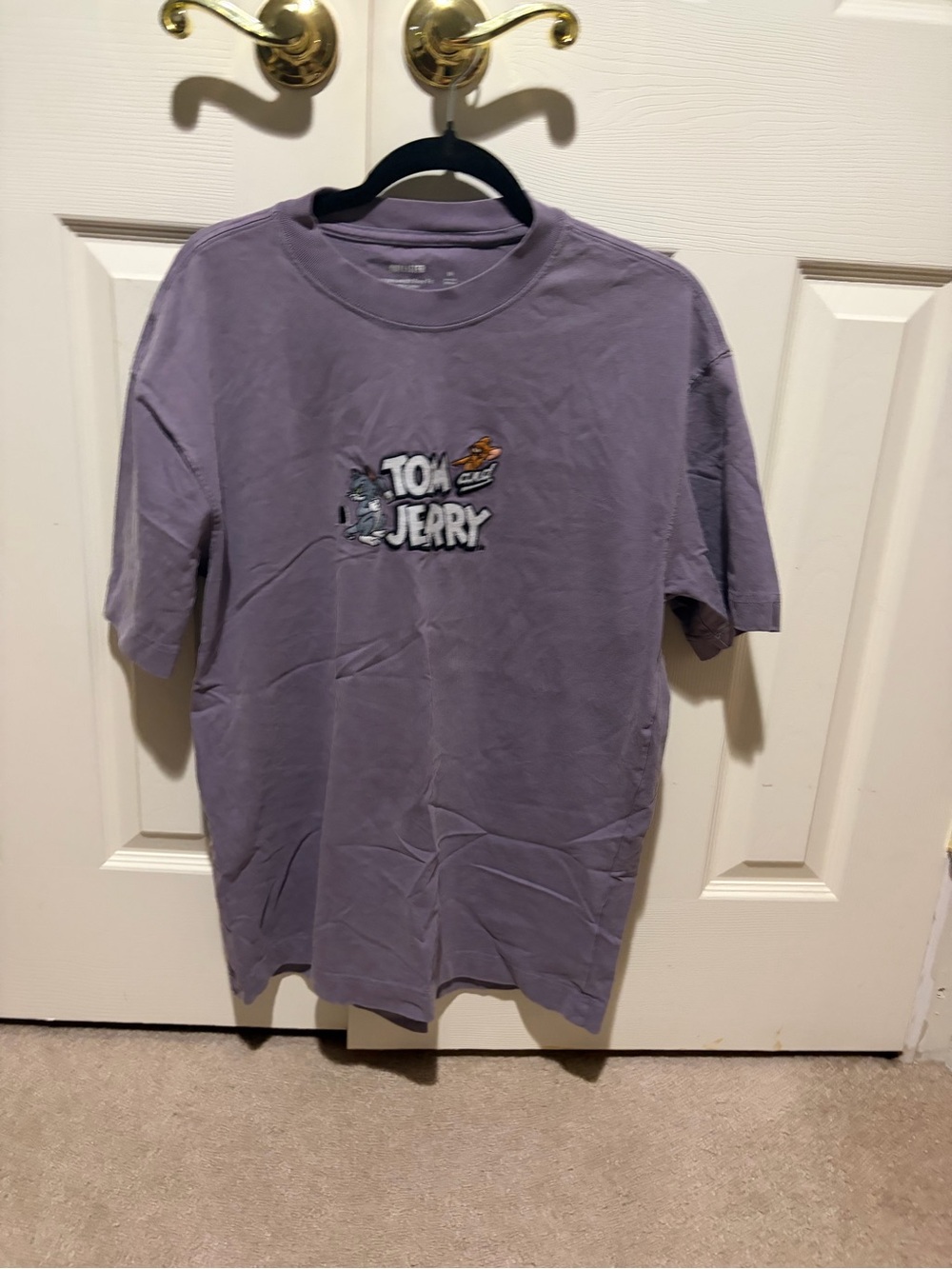 Hollister Lavender Tom and Jerry Graphic Tee